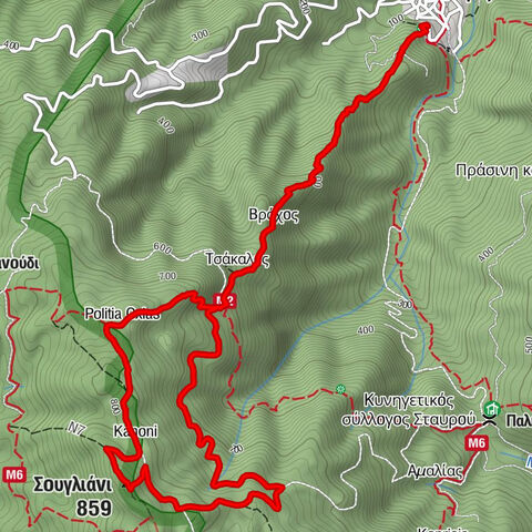 Αγνάντι - Άνω Σταυρός - Βράχος - Σουγλιάνι