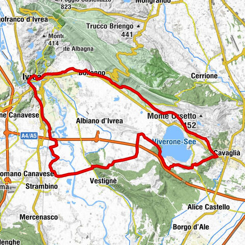 IVREA Ivrea - Viverone Route