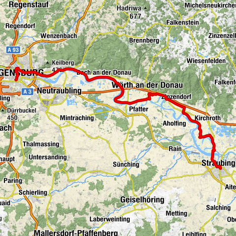 Straubing - Mariä Himmelfahrt - St. Bartholomäus - Regensburg Hauptbahnhof