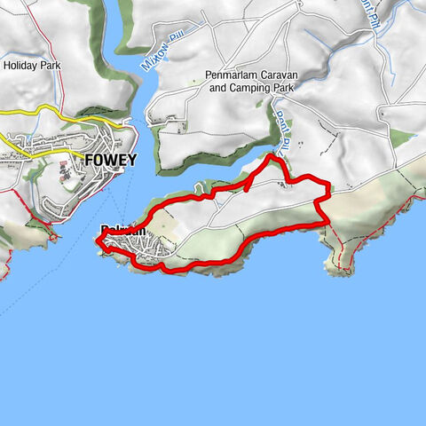 Lanteglos - St Wyllow - Fowey - Polruan