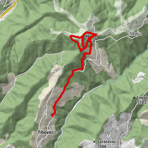 Općina Vogošća - Planinarski dom Motka - Motka