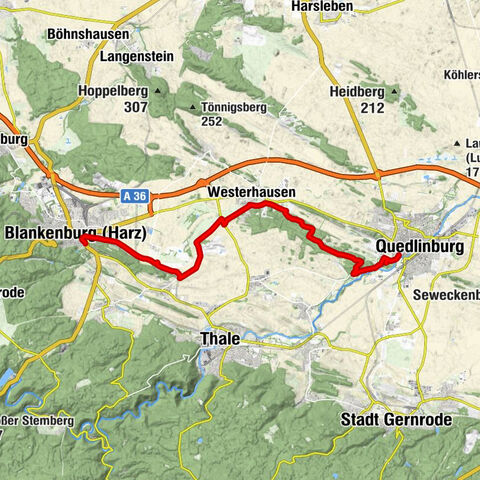 Blankenburg (Harz) - Helsungen - Helsunger Krug - Quedlinburg