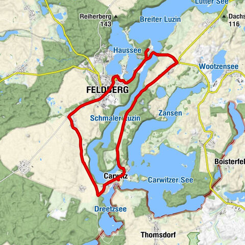 Carwitzer Dorfkirche - Rosenberge - Dorfkirche Wittenhagen - Carwitz