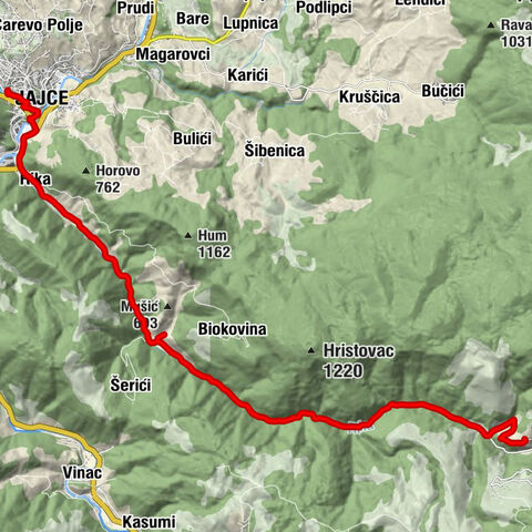 Bare - Jajce - Rika - Općina Jajce