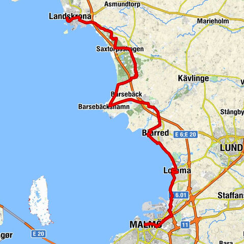 Malmö - Arlöv - Lomma - Landskrona