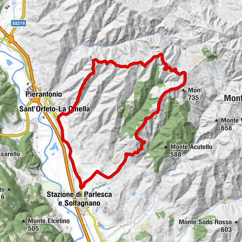 Sant'Orfeto-La Cinella - Randolo - Tabacchi Jazz rist. pizz. - Chiesa di Sant'Orfeto