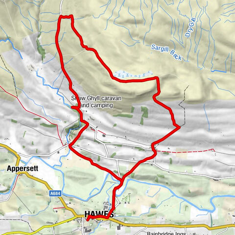 Voujon - Hawes - Sedbusk - Pike Hill