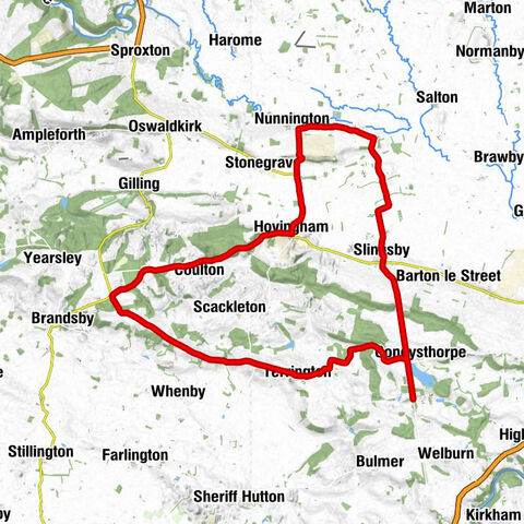 Coneysthorpe - Slingsby - East Ness - West Ness