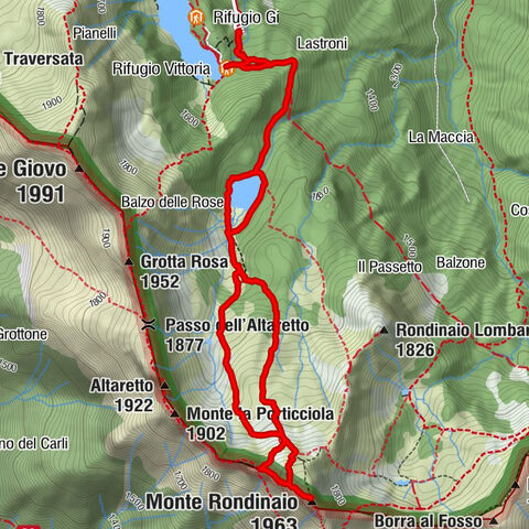 Il Cacciatore - Fonte di Acqua Fredda - Monte Rondinaio - Rifugio Vittoria