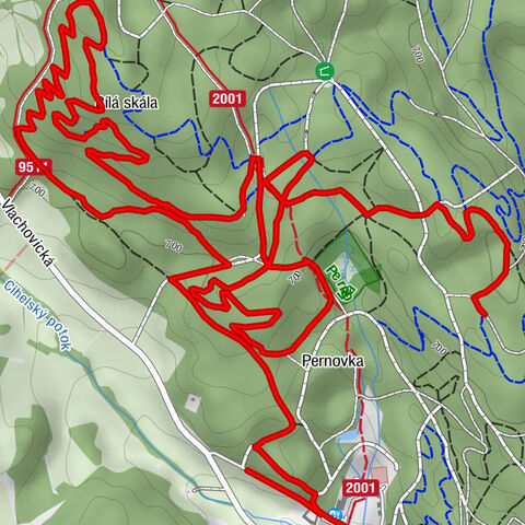 Nové Město na Moravě - Bílá skála