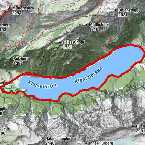 Rhodannenberg - Vorder Ruestelchopf - Vorauen - Steppel
