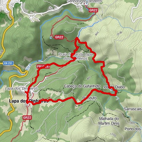 Lapa dos Dinheiros - Cascatas da Caniça - Buraco da Moura