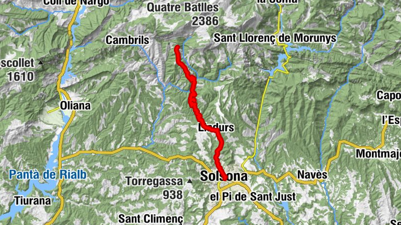 Solsona - Lladurs - Santa Eulàlia de Timoneda