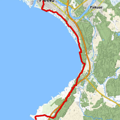 Pärnu - Elisabethi kirik - Uulu Kohvik - Tahkuranna Jumalasünnitaja Uinumise kirik