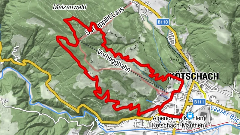 KM3 Vorhegg - Ödenhütte