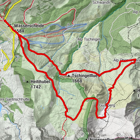 Circular hike Gürbequelle