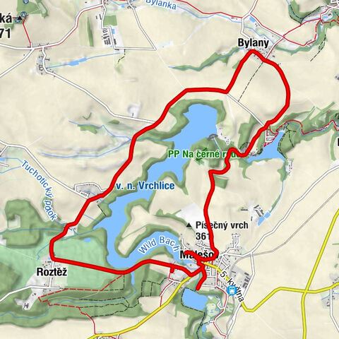 Bylany - Nová Lhota - Panna Mara Pomocná - svatý Václav