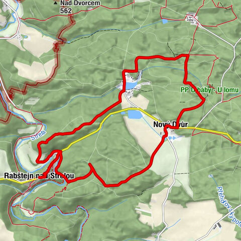 Rabštejn nad Střelou - Panna Marie Sedmibolestná - Loreta - Lovecký klub Hubert