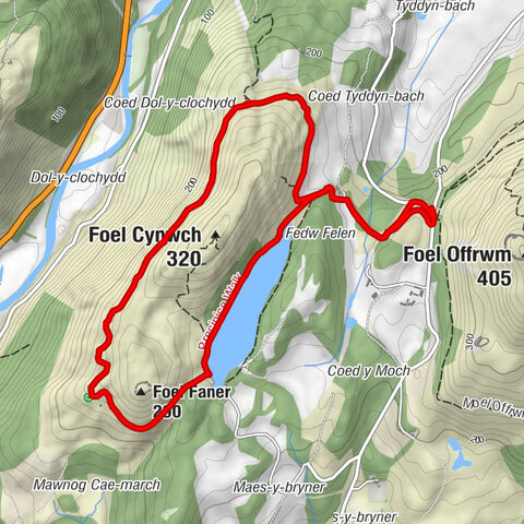 Llanelltyd - View & Bench