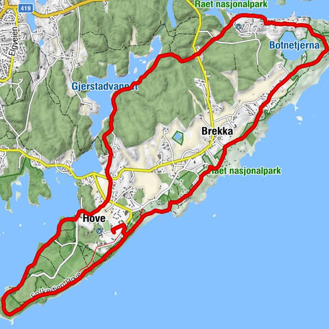 Hove - Brekka - Bjelland - Botne