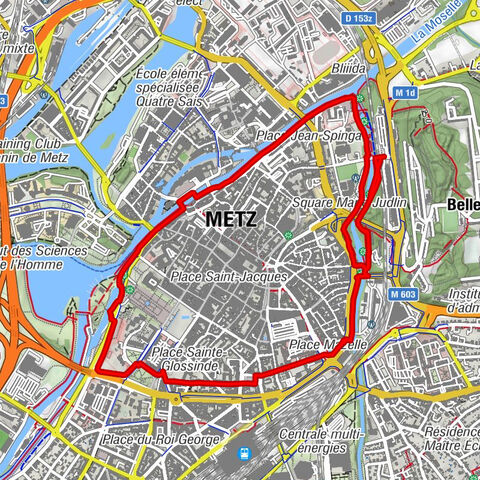 Metz - Belvédère Temple Neuf - Moyen Pont