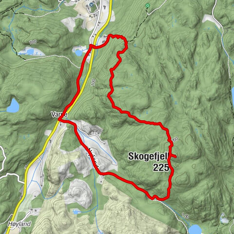 Lyngdal - Skogefjell - Varpe