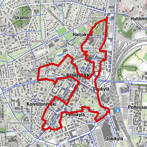 Peltokylä - Riihimäki - Suokylä