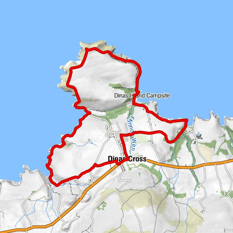 Pwllgwaelod - Dinas Cross - Tai Bach - Cwm-yr-Eglwys