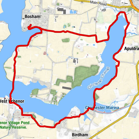 Bosham - Chichester - Apuldram - West Itchenor