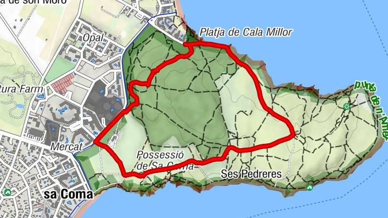 Sant Llorenç des Cardassar - Bar Es Castell - Punta de n'Amer
