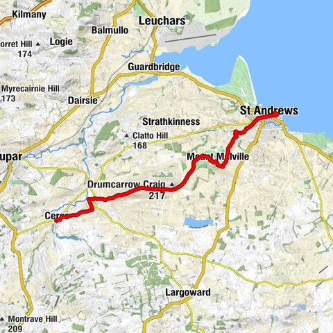 Ceres - Denhead - Mount Melville - St Andrews