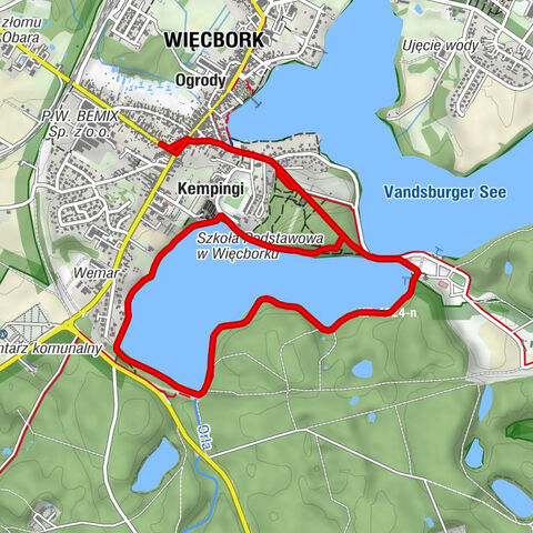 Restauracja Pomożanka - Więcbork - Kempingi - Wzgórze Świętej Katarzyny
