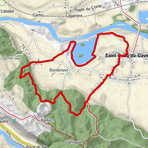 Saint-Cricq-du-Gave - Église Saint-Cyr et Sainte-Julitte - Grotte des Fées