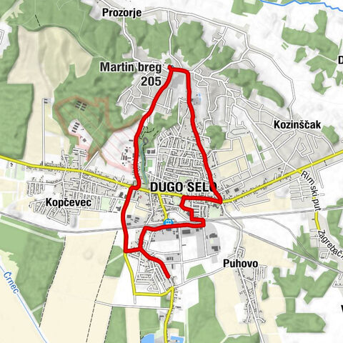 Dugo Selo - crkva svetog Martina biskupa - Martin breg - Prozorje