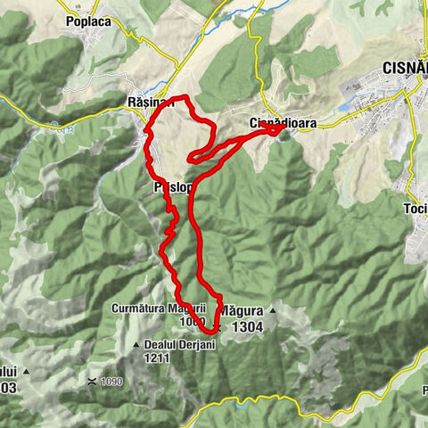Restaurant Monaru - Cisnădioara - Prislop - Curmătura Măgurii