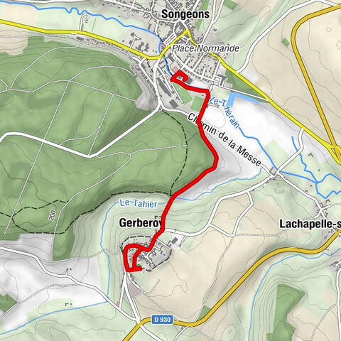 Songeons - Les remparts - Collégiale Saint-Pierre - Le Vieux Logis