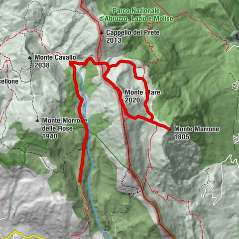Castel San Vincenzo - Monte Mare - Monte Marrone - Rocchetta a Volturno
