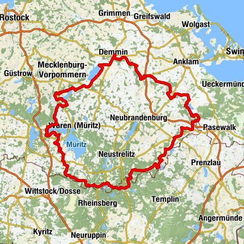 Demmin - Kirche Sanzkow - Kirchenruine - Dorfkirche Kieve