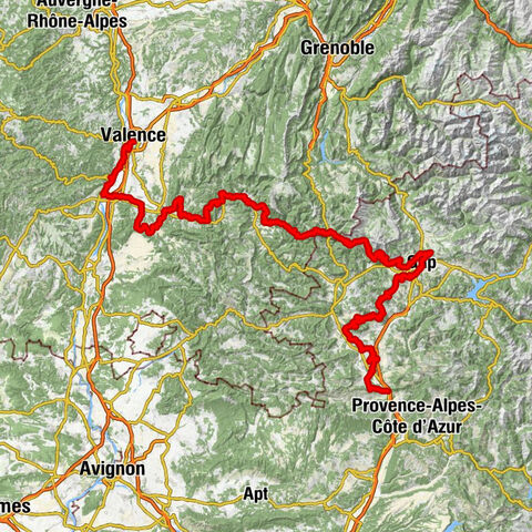 Valence - Église de la Nativité - Col de Lus - Sisteron