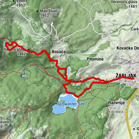 Žabljak - Ivan Do - Bosača - Opština Žabljak