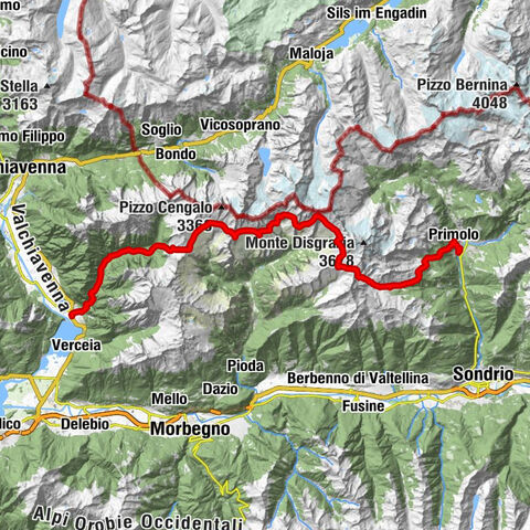 Sentiero Roma Integrale in Valtellina