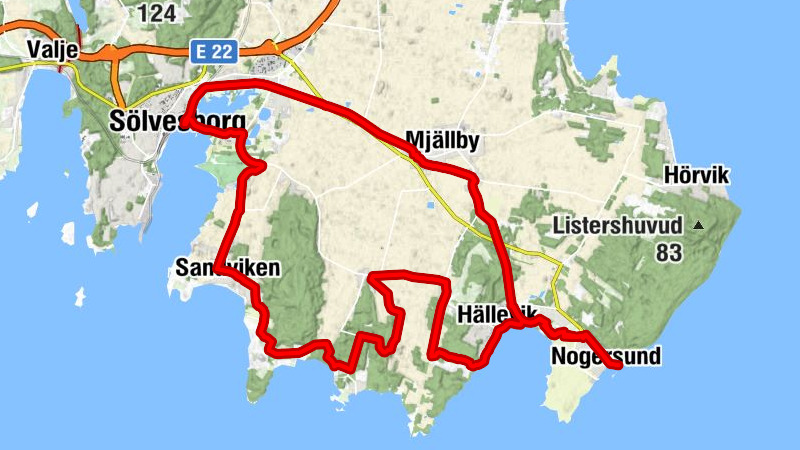 Skutan - Dagmars hamnkrog - Sölvesborg - Nogersund