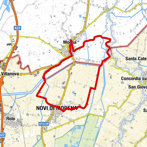 Moglia - Gerra - Caselle - Novi di Modena