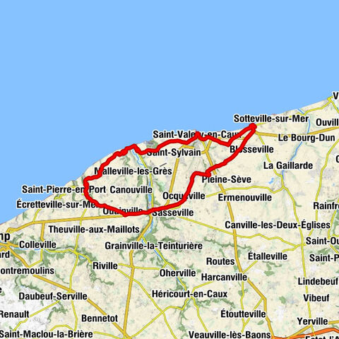 Grotte Victor Hugo - Église Saint-Martin - Église Saint-Valéry - Veules-les-Roses