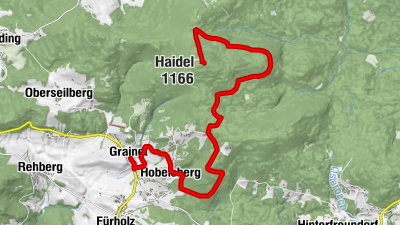 Wanderung zum Haidel mit herrlichen Panoramablick vom Haidel Aussichtsturm