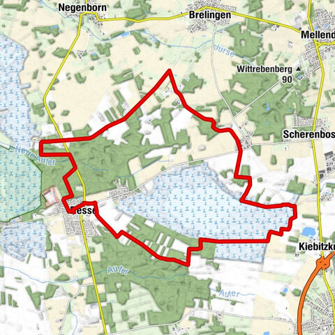 Resse - Schadehop - Wiechendorf - Aussichtsturm