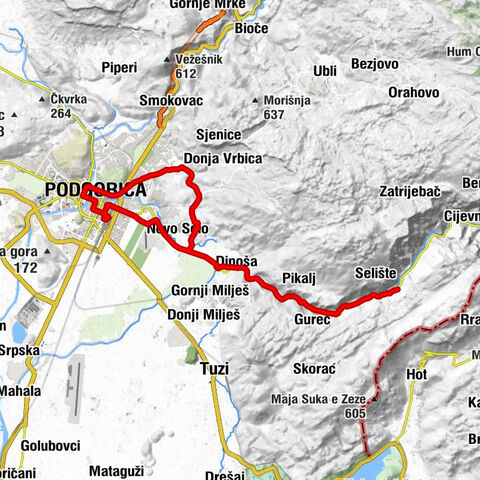 Podgorica - Drač - Omerbožovići