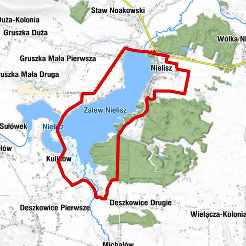 Gaciska - Grobla - Kościół pw. Świętego Wojciecha i Matki Bożej Różańcowej w Nieliszu - Nielisz