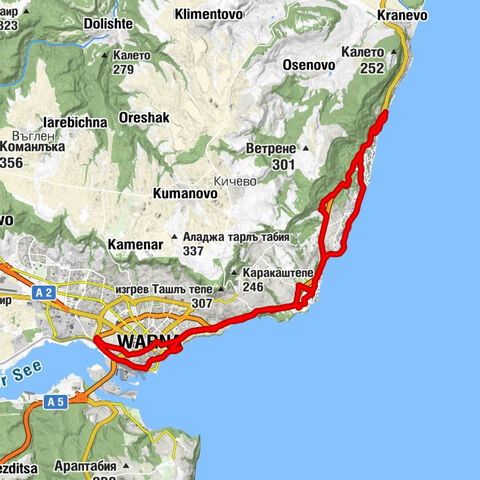Дерето - Варна - Свети Никола - Долна Трака