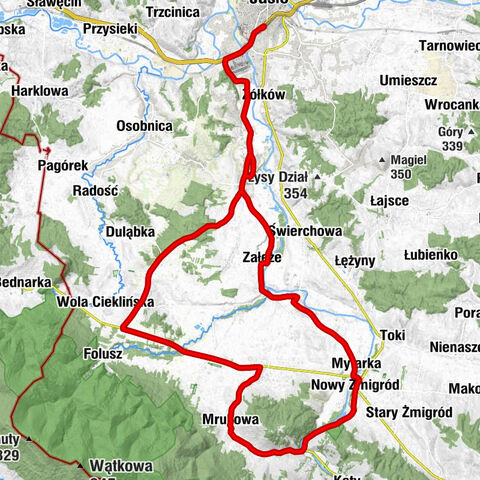 Jasło - Kościół pw. Matki Bożej Królowej Świata - Bazylika Matki Bożej Płaczącej z La Salette - Kościół pw. Świętego Bartłomieja Apostoła